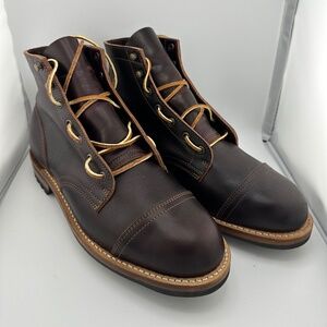 Truman Boot Co. - Size 10.5D - Oxblood Double Shot Toe Cap